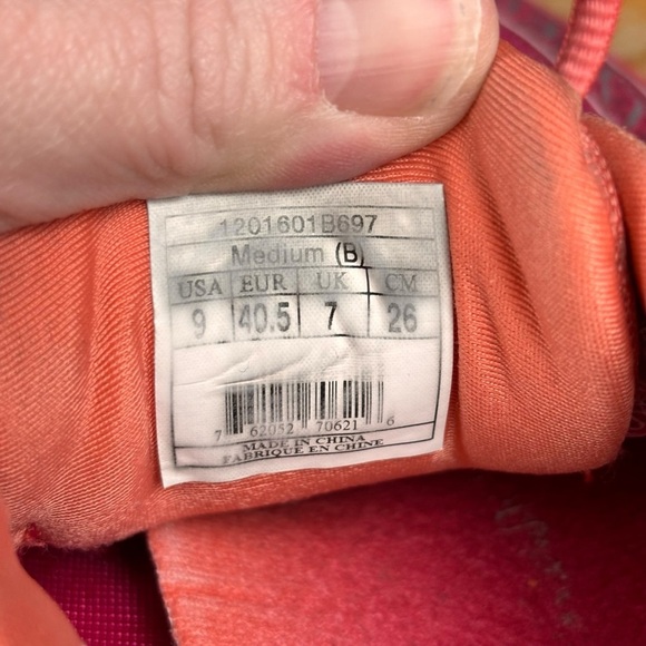 Brooks Glycerin 13 Women’s Pink/Orange Running Shoes – Sz 9 - Picture 7 of 9